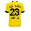 Borussia Dortmund Emre Can #23 Hjemmedrakt Kvinner 2022-23 Kortermet